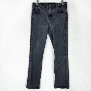 J Brand Jeans Womens 29 Black Slim Straight Leg Mid Rise Stretch Casual Denim